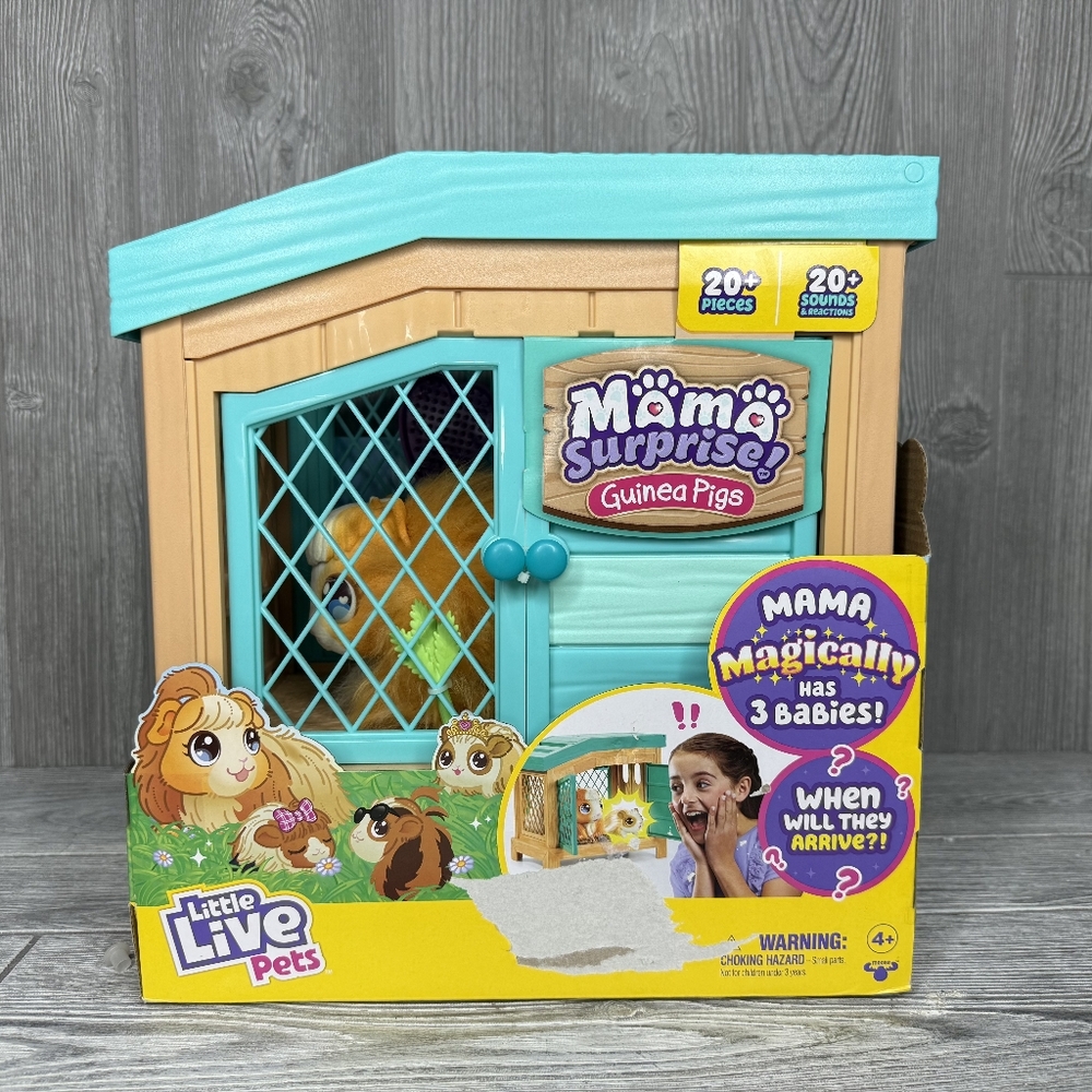 Nwt Little Live Pets 20 Sounds Mama Guinea Pig Electronic PetToy plush